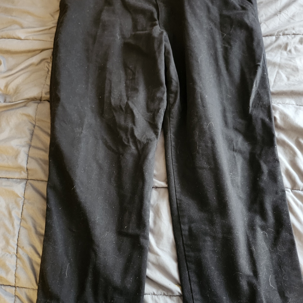 Mens sz 46WX30L Puritan Black Dress Pants
